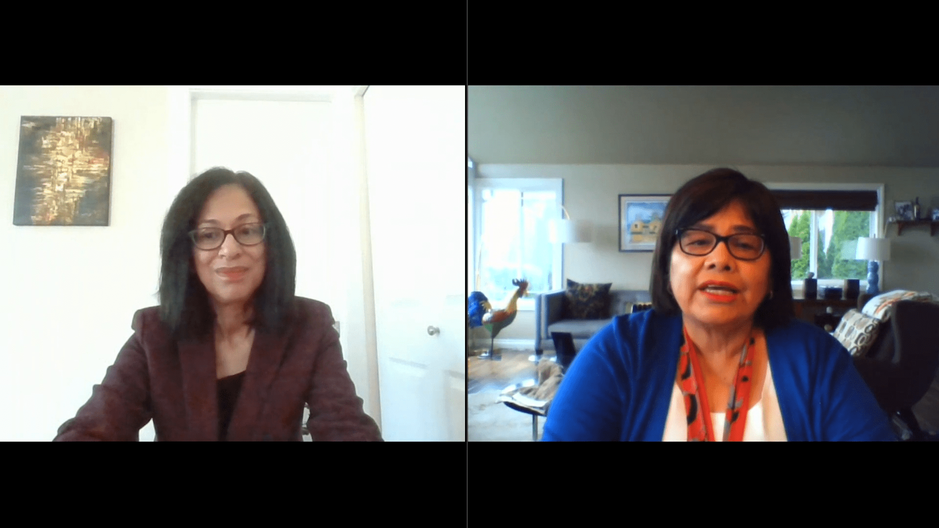 Verizon's Azmeena Hasham and El Centro de la Raza's Estela Ortegaand