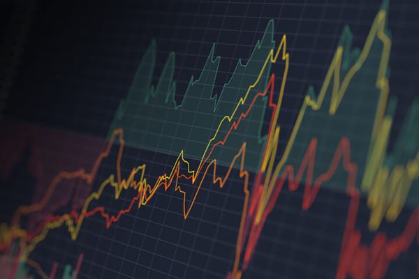 Image of data lines and graphs