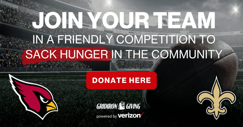 Gridiron Giving: Tackling Hunger in Arizona & Louisiana